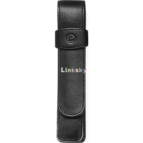 Pelikan Leather Single Pen Case, Black,TG11,Case for 1 Writing Instrument with Pen Loop,cowhide Nappa Leather, Hand-crafted