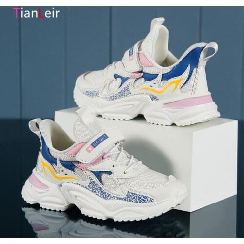 2021 Brand Kids Shoes Boys Breathable Mesh Kids Sneakers For Girls Fashion Casual Children Shoes Girls Basket Chaussure Enfant