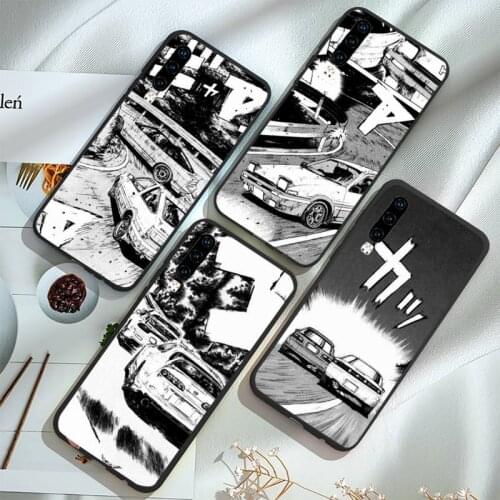 Cartoon initial d JDM Drift Phone Case For Huawei P20 P30 P40 lite Pro P Smart 2019 Mate 10 20 Lite Pro Nova 5t