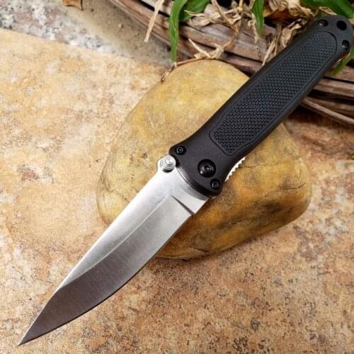Wolv 440 Blade Single Action Fast Opening Tactical Rescue Pocket Folding Fixed Blade Knife Hunting Fishing EDC Survival Tool