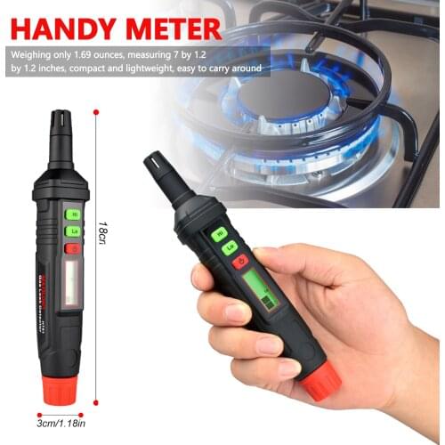 MAYILON Pen Type Portable Gases Detector Combustible Leakage Detecting Tool Audible Alarm Function Methane Propane Gases Leakage