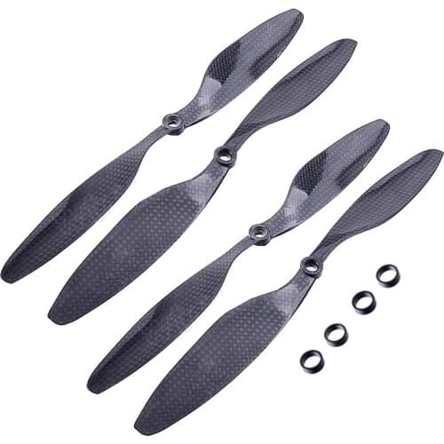 2pcs APC 8045 1045 1047 1147 1238 1260 1245 Carbon Fiber Propeller CF Props Blade For RC Quadcopter Hexacopter Multi Rotor UFO