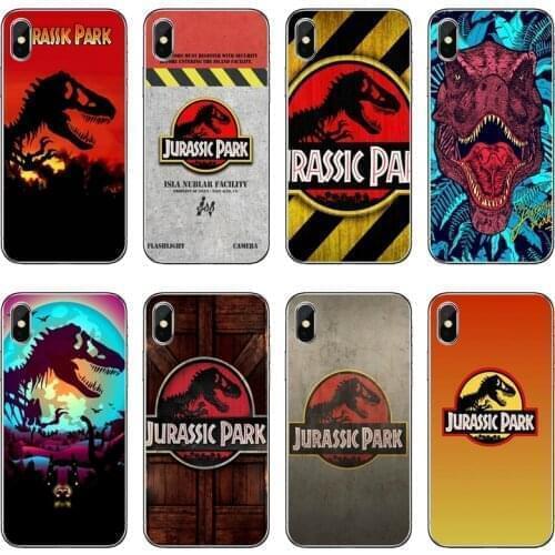 Jurassic Park Dinosaur World Transparent Phone Case For Huawei P30 P20 Pro P10 P9 P8 Lite Y5 Y6 Y7 Y9 P Smart Plus 2018 2019