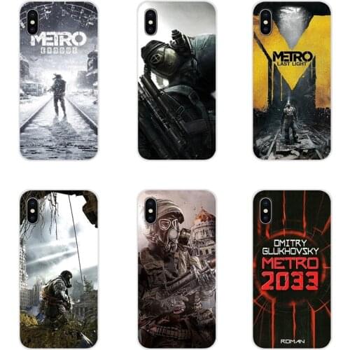 For HTC One U11 U12 X9 M7 M8 A9 M9 M10 E9 Plus Desire 630 530 626 628 816 820 830 Transparent Clear TPU Case Hot Game Metro 2033