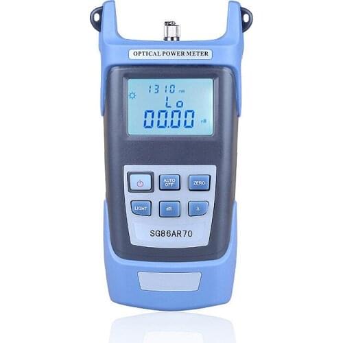 Handheld Optical Power Meter High Precision Optical Fiber Tester Optical Attenuation Test With Fc/Sc Adapter