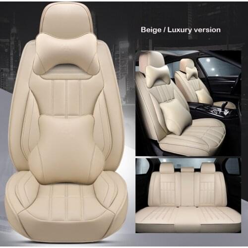 Universal PU Leath car seat cover for auto Peugeot 107 206 206CC 207 301 307 307CC 308 408 508 3008 car-styling Auto Accessories