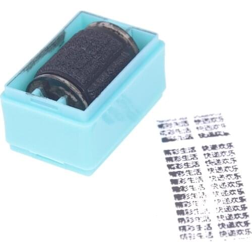 Security Hide ID Code Roller Garbled Self Inking Rubber Stamps Identity Theft Protection Confidential Seal Office Use