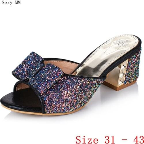 Women High Heel Sandals Shoes Woman High Heels Gladiator Sandals Pumps Small Plus Size 31 32 33 - 40 41 42 43