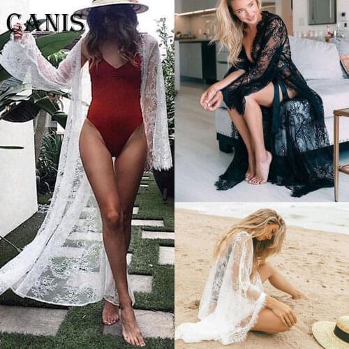 2019 Sexy Pareo Beach Cover Up Women Beachwear Swimwear Hollow Bikini Beachwear Cover Up Lady Summer Sunproof Dress Bathing Suit