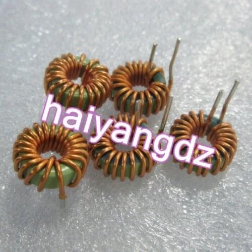10pcs/13mm 15UH 8A 0.9 Line 5052 Blue green ring Magnetic ring inductors
