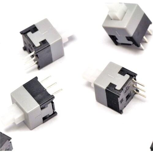 1000PCS/LOT 8.5*8.5MM self-locking switch single row 3 feet
