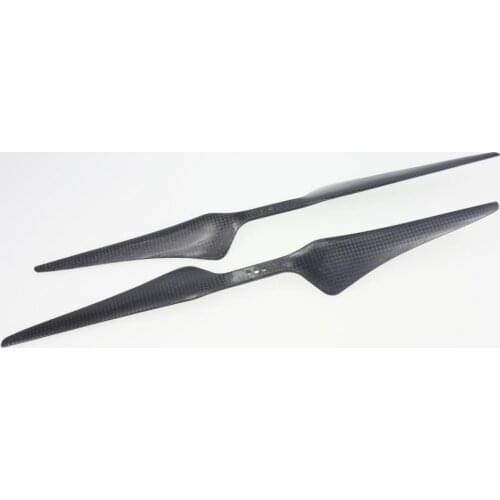 15x5.5 3K Carbon Fiber Propeller CW CCW 1555 CF Props Props For Octocopter Multi Rotor UFO + FS