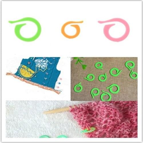 20Pcs/set Plastic Markers Holder Needle Clip Craft 50pcs Mix Mini Knitting Crochet Locking Stitch