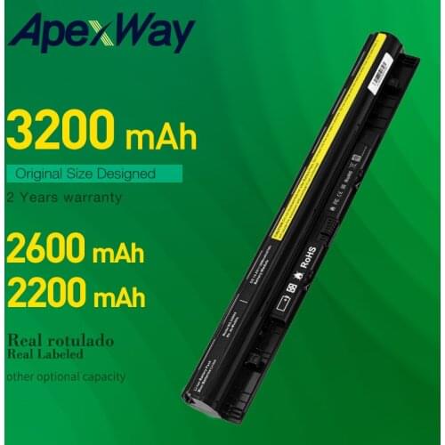 4CELL L12M4E01 New Battery for Lenovo L12L4A02 L12L4E01 L12M4A02 L12S4A02 L12S4E01 G40-45 G50-30 G50-70 G50-75 G505S G400S G500S