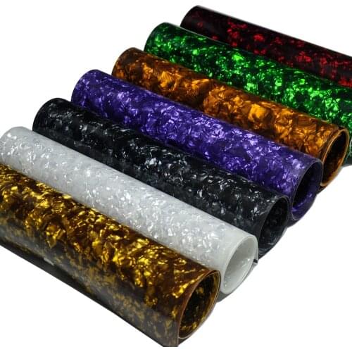 400mm x 1580mm Celluloid Sheet 0.46mm Musical Instrument Sheet DIY Drum Wrap Inlays Deco Multi Colors