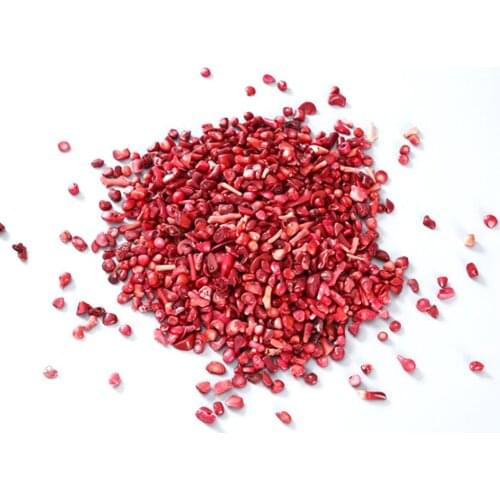 500g Natural Red Roral Gravel Tumble Stones Quartz Jade Polished Chips Chakra Ocean Plant Minerals Healing Crystal Home Decora