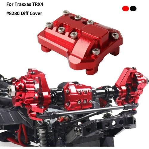 Aluminum TRX-4 Diff Cover Front Rear Axle for Traxxas TRX4 Defender Bronco 8280 RC Crawler Car
