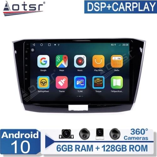 ATOSR-2Din Android10.0 Car Radio For VW Passat 2016-2018 Stereo Receive GPS Navigation Car Video Player IGO