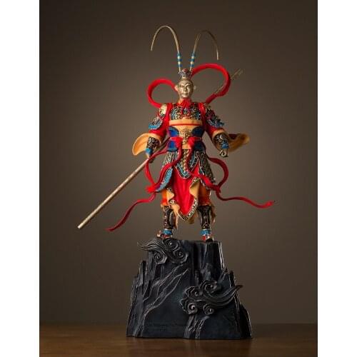 All bronze Monkey King Sun Wukong home decor