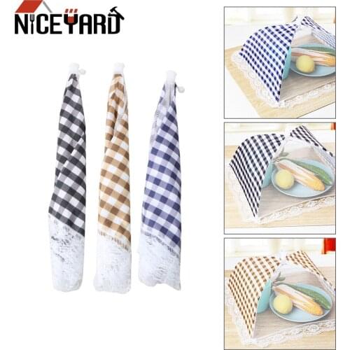NICEYARD Food Cover Kitchen Anti Fly Mosquito Mesh Net Foldable Table Meal Covers Kitchen Accessories Umbrella Style