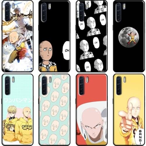 Anime One Punch Man Saitama Soft For OPPO F5 F7 A52 A72 A1K A5S A15 A83 A91 A31 A53 A9 A5 2020 Reno 4 Pro 2Z Cover