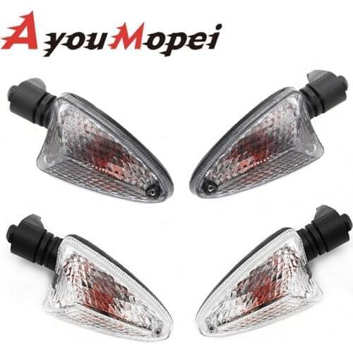For Triumph Tiger 800/XC, Tiger 1050, Daytona 675/R Motorcycle Accessories Front/Rear Turn Signal Light Indicator Lamp Clear