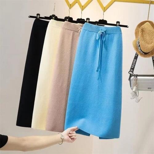 Juanitatop Knitted Pencil Skirts