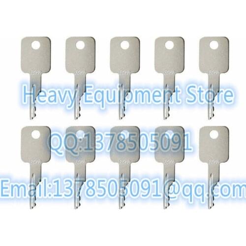 10 PCS D250 Ignition Switch Key For Bobcat Case Skid Steer Excavator 751 753 763 773 More 6693241