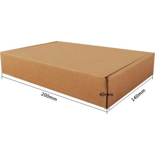 Yellow corrugated paper watch packing box with your LOGO printed 1000pcs a lot (free shipping)