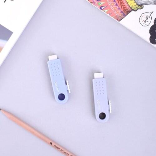 Deli 71084/71085 Push-pull type Art use Eraser Painting soft eraser with case design student eraser wholesale