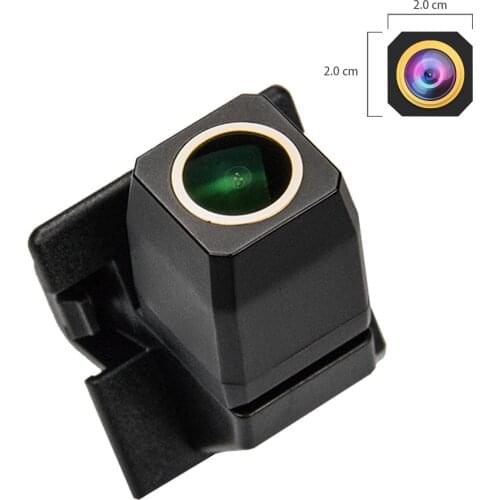 Misayaee Golden HD Car Rear View Reverse Camera Plate Light for Mazda 2(5 doors) 2016~2018