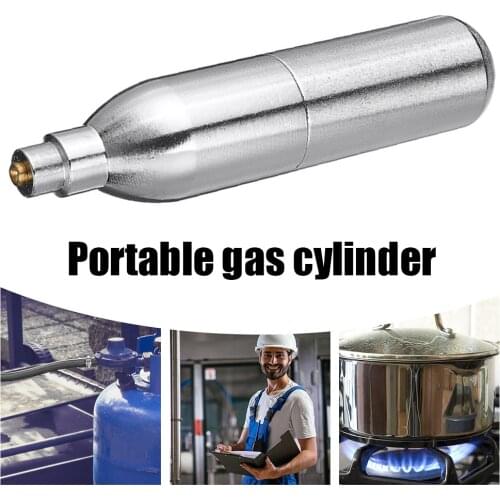 High Capacity 12g CO2 Tank Refillable Cartridge Rechargeable Stainless Steel Cartridge Gas Cylinder rStorage Can Bottle