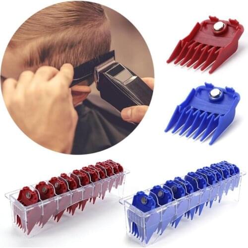 8 sizes Guide Comb Sets Hair Clipper Trimmer Salon Hairdressing Guide Combs Barber Hairstyling Cutting Tool