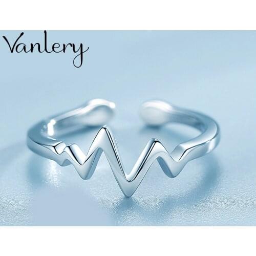 New Trendy Personality Punk Lines Rings For Women Lady Resizable Size Rings Party Jewelry Charm Gifts
