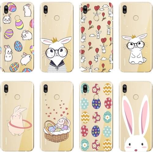 Easter Rabbit Phone Case For Huawei P10 P20 P8 P9 Lite 2017 Silicone Back Cover For Huawei P9 Lite Mini P10 Plus P20 Pro P Smart