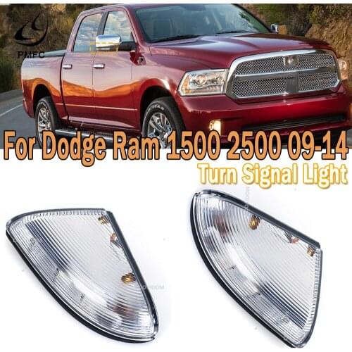 PMFC Car Front Side Review Mirror Turn Signal Light Turn Signal Lamp Car Srtyling For DODGE RAM 1500 2009 2010 2011 2012 2013