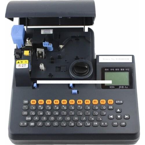 PVC Tube Printer S-650 Shrinkable Tube Electronic Lettering Machine Shrinkable Cable ID Printer Wire Marking Machine