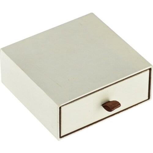 500pcs/lot Custom high quality kraft brown cardboard drawer box printed logo packaging Earring Ring box Customized foam inside