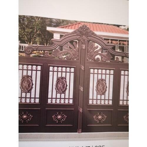 Shanghai Hench custom USA Australia home use decorative aluminium wrought iron side gates