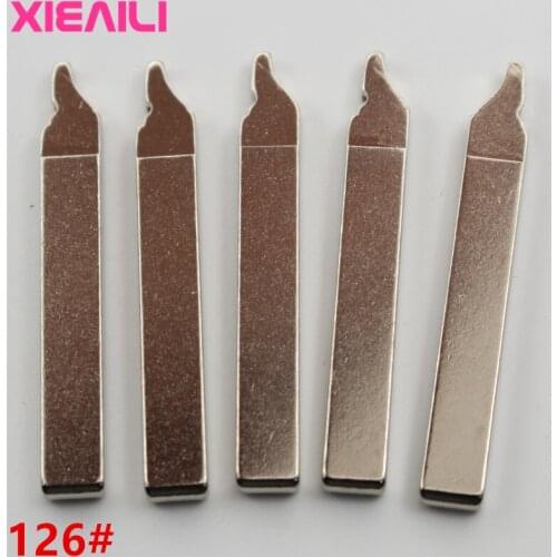 XIEAILI 50Pcs/lot For 126# Metal Blank Uncut Flip Key Blade For Chevrolet 15Cruze S513