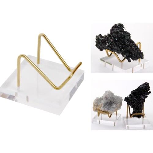 1pc Display Stand for Mineral Crystal Ball Cluster Agate Holder