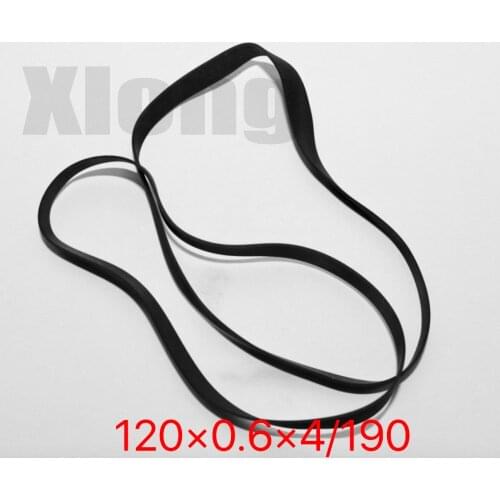2Pieces/Lot Fold Length:190mm Thickness:0.6mm Width:4mm Opener Record Player Belt Recorder Drive Transmission Flat Belt