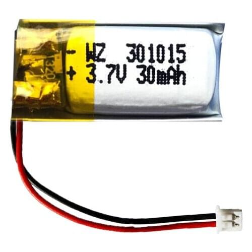 301015-30mah Bluetooth battery Bluetooth headset battery Smart bracelet polymer lithium battery