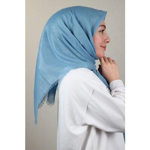 BONJELA SHİNE FLAT SILVERY LINEN SCARF-DESEN-02-RENK-09