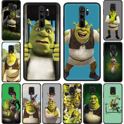 Shrek Coon cute Cartoon Moive Phone Case for Xiaomi Redmi Note 9S 8 Pro 8T 9 7 9C 9A 6A 8A 7A 10 K40 Pro Soft Silicon Cover