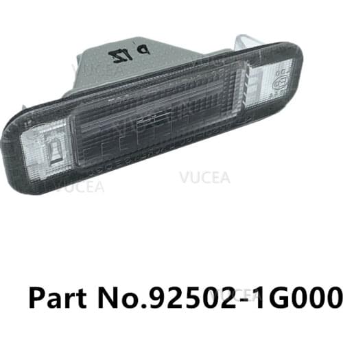 For Kia Rio 4D 5D Vehicle number plate light on the back of trunk trunk rear door 925011G000 925021G000 92501-1G000 92502-1G000