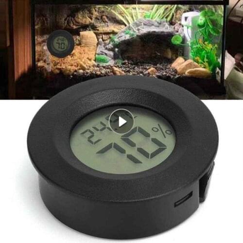 Thermometer Reptile Electronic Hygrometer Round Hygrometer Camping Equipment Tool Accessories Outdoor Sports Gadgets Supplies
