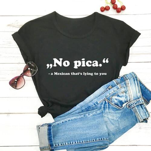 100%Cotton Funny Mexican Shirt Summer Womens Latina T Shirt Casual O-Neck Mexican Sayings Short Sleeve Top Spanish Shirts