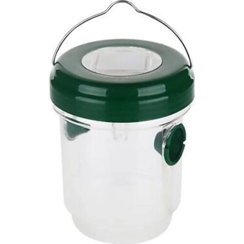Outdoor Wasp Trap Fruit Fly Capture Solar Powered LED Light Orchard Non-Toxic Waterproof Insect Killer Pest Control-ABUX