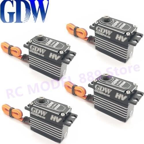 GDW BLS893MG BLS893HV 78g Metal Steering Gear 38kg Maximum Torque Large Fixed Wing Vehicle Model Robot Steering Gear